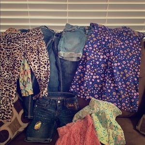 Assortment of girls Clothing